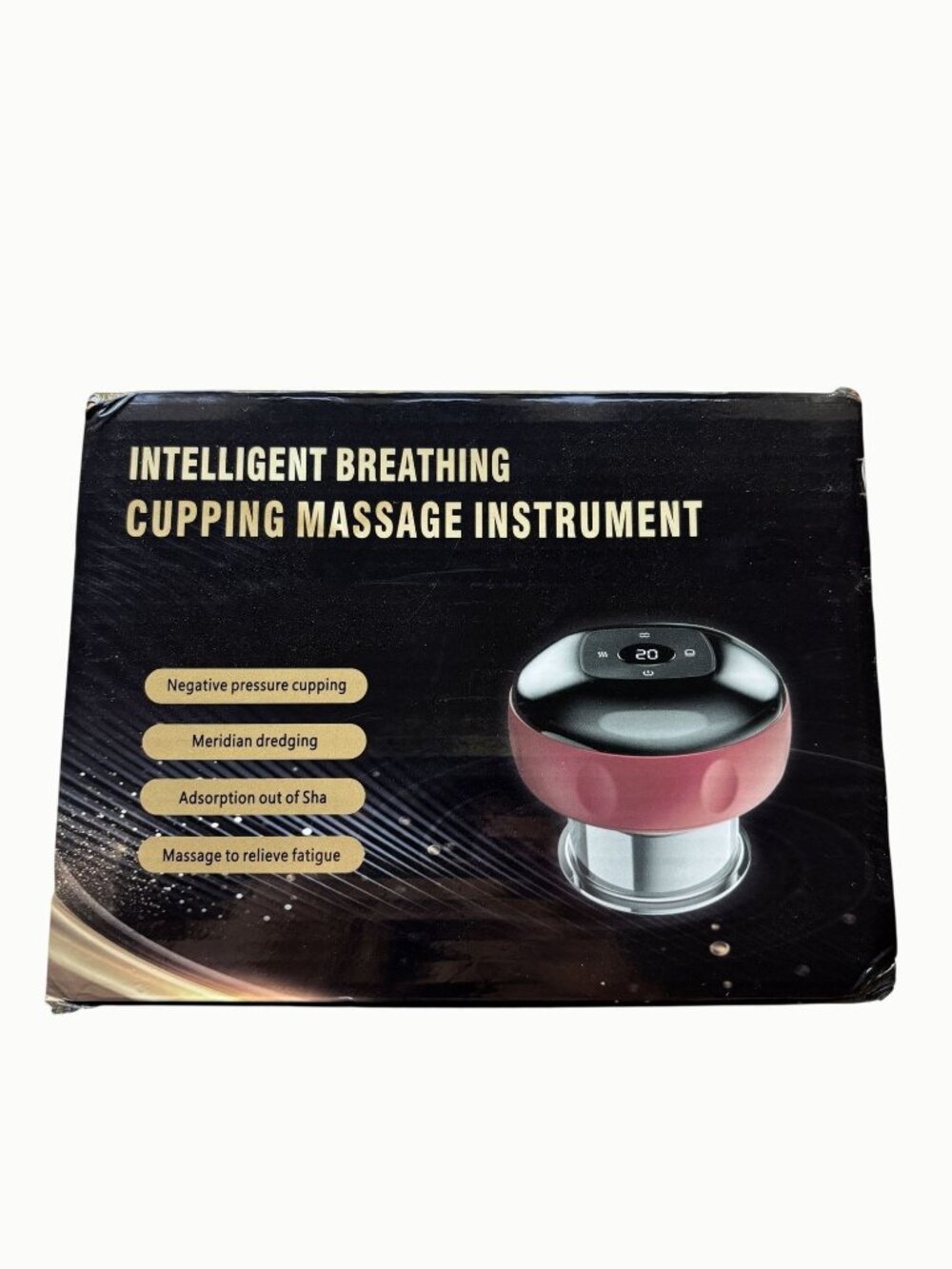 DS-A22 Electric Cupping Massager Heated Suction 6 Level Rechargeable NEW Red